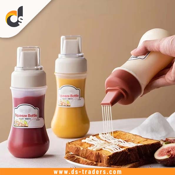 5 Hole Plastic Sauce Squeeze Bottle